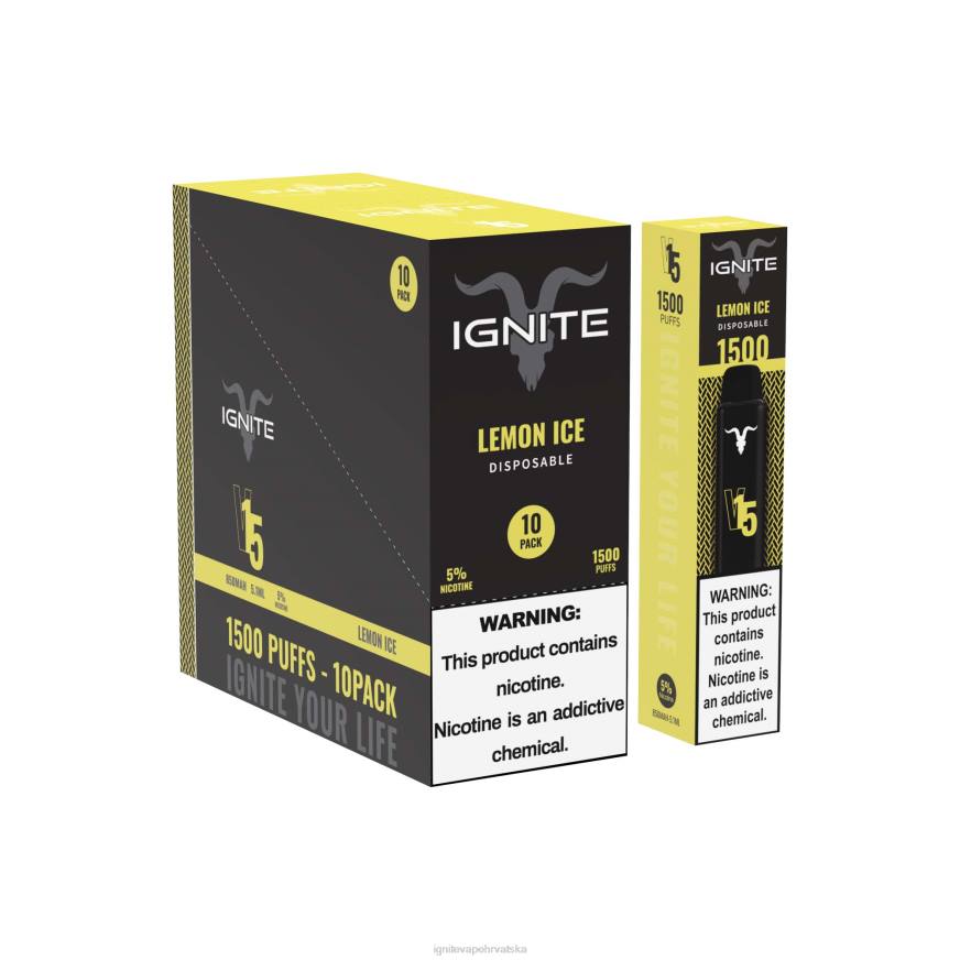 IGNITE V15 vape pen 10-pack - IGNITE Vape Hrvatska DP6F11 led od banane