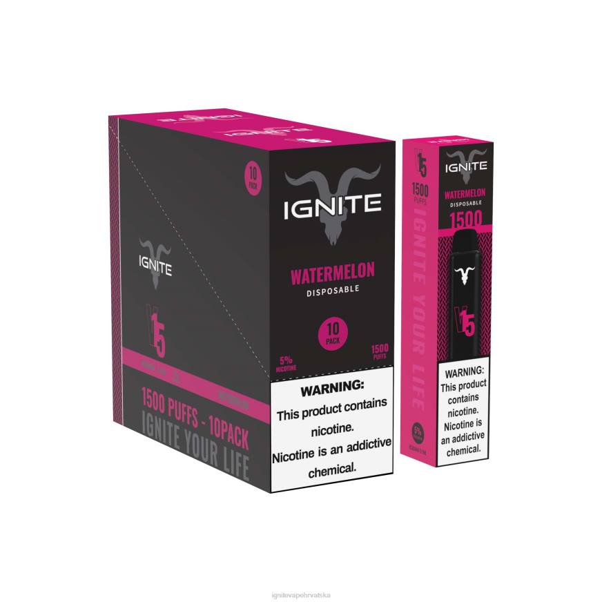IGNITE V15 vape pen 10-pack - IGNITE Vape Hrvatska DP6F11 led od banane