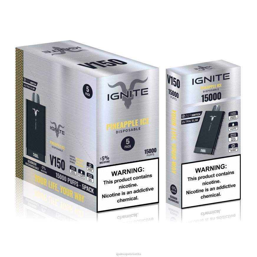 IGNITE V150 vape pen 5-pack - IGNITE Vape Online DP6F84 limunada od zmajevog voća
