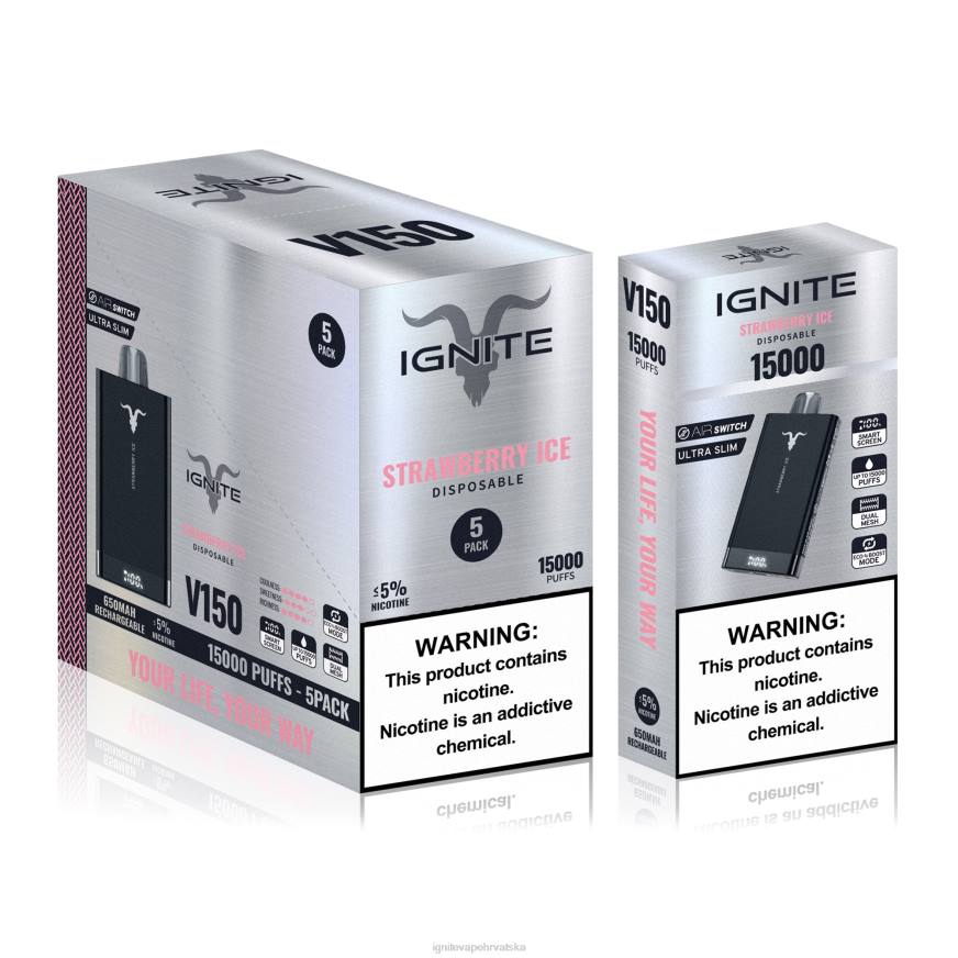 IGNITE V150 vape pen 5-pack - IGNITE Vape Online DP6F84 limunada od zmajevog voća