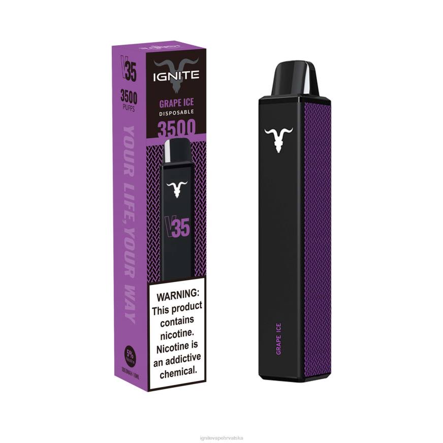 IGNITE V35 vape olovka - IGNITE Vape Europe DP6F133 led od grožđa