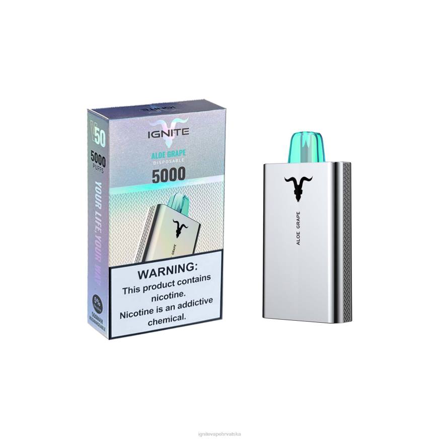IGNITE V50 vape olovka - IGNITE Vape Online DP6F24 aloe grožđa