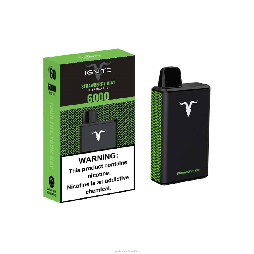 IGNITE V60 vape olovka - Best IGNITE Vape Flavor DP6F39 led od lubenice i jabuke