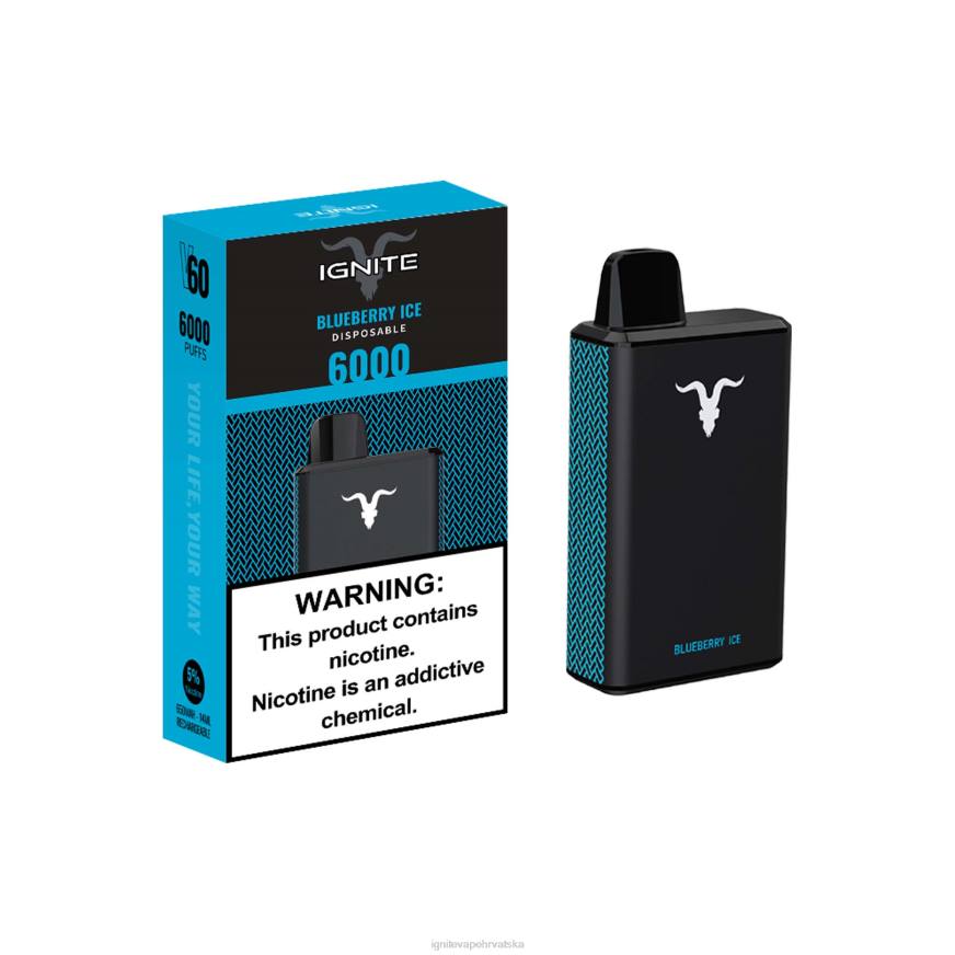 IGNITE V60 vape olovka - Best IGNITE Vape Flavor DP6F39 led od lubenice i jabuke