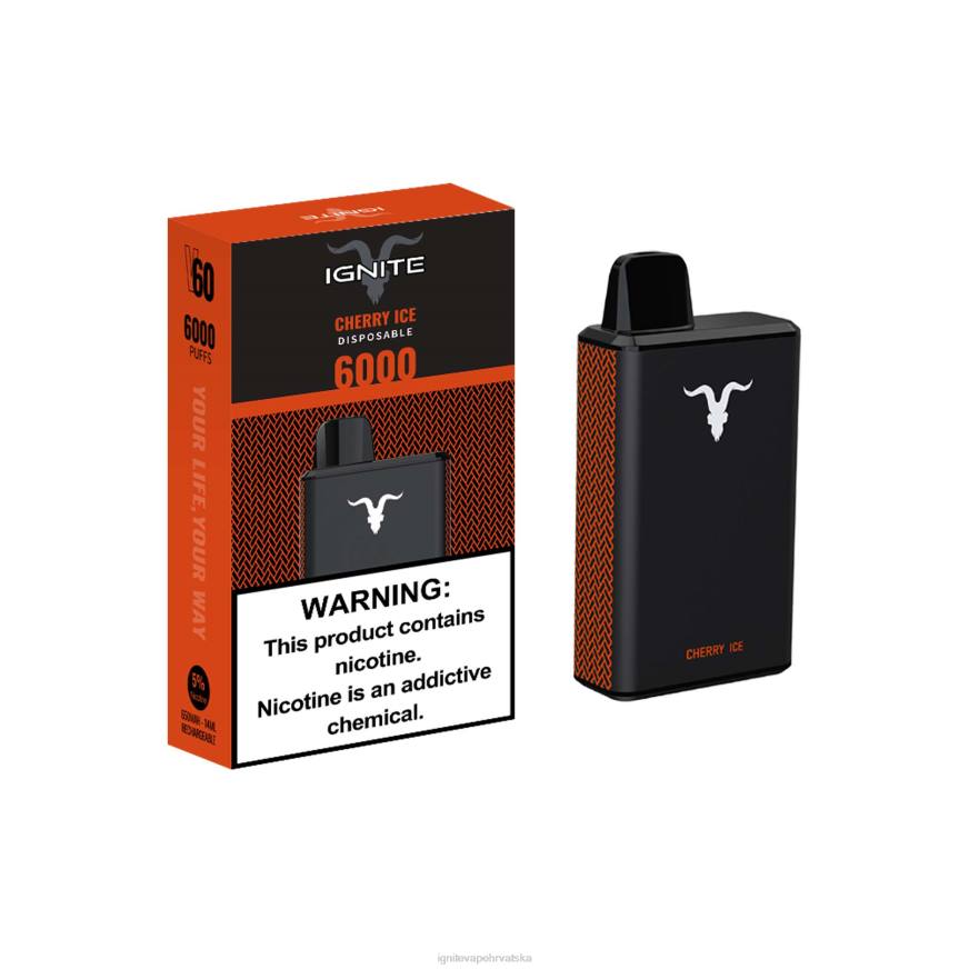 IGNITE V60 vape olovka - Best IGNITE Vape Flavor DP6F39 led od lubenice i jabuke